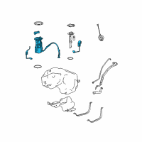 OEM Chevrolet Equinox Fuel Pump Diagram - 15867657