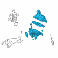 OEM 2012 Hyundai Sonata Cleaner Assembly-Air Diagram - 28110-3Q500