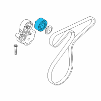 OEM 2018 BMW X2 Deflection Pulley Diagram - 11-28-7-649-371