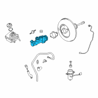 OEM Saturn Cylinder, Brake Master Diagram - 93189715