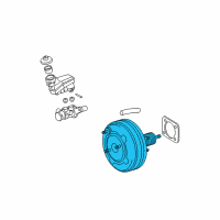 OEM 2007 Toyota Camry Booster Assembly Diagram - 44610-33670