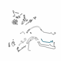 OEM 1999 Acura RL Pipe, Sensor (Driver Side) Diagram - 53726-SZ3-A00