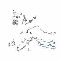 OEM 1997 Acura RL Pipe, Return (6MM) (LH) Diagram - 53724-SZ3-A00