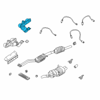 OEM BMW Exchange. Exhaust Manifold With Catalyst Diagram - 11-62-7-503-675