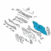 OEM 2017 Toyota Prius Prime Insulator Diagram - 55210-47220