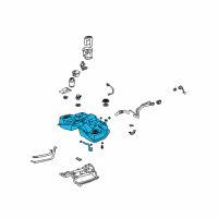 OEM Lexus SC430 Fuel Tank Sub-Assembly Diagram - 77001-24092