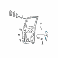 OEM 1996 Ford E-250 Econoline Latch Rods Diagram - F2UZ-15264A64-A