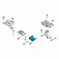 OEM Ford Focus Transmission Mount Bracket Diagram - CV6Z-6E042-B