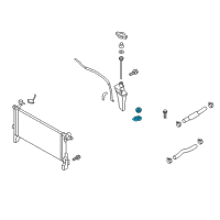 OEM Hyundai Bracket Assembly-Radiator Mounting Upper Diagram - 25333-2M500