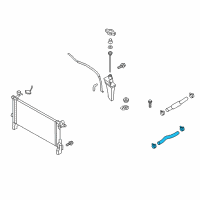 OEM 2013 Hyundai Genesis Coupe Hose Assembly-Radiator, Upper Diagram - 25414-2M500