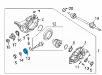 OEM 2017 Kia K900 Bearing-Pinion, Inner Diagram - 530423C021
