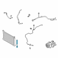 OEM 2021 Toyota Prius Drier Desiccant Bag Diagram - 88474-12020