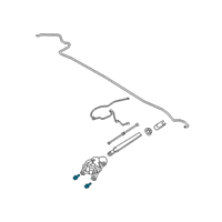 OEM 2021 Lincoln Corsair Wiper Motor Screw Diagram - -W717623-S450L