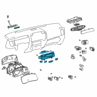 OEM Control Assy, Air Conditioner Diagram - 55900-60833