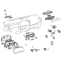 OEM Lexus Bulb Diagram - 90010-07011