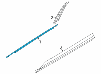 OEM 2022 Kia Carnival W/STRIP Assembly-Fr Dr B Diagram - 82210R0000