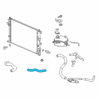 OEM 2021 Honda Civic Hose B, Water Lowe Diagram - 19504-5AA-A00