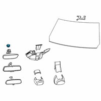 OEM Ram 3500 Sensor-Rain Diagram - 68298334AA