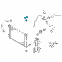 OEM Hyundai Bracket Assembly-Radiator Mounting, Upper Diagram - 25333-3X100