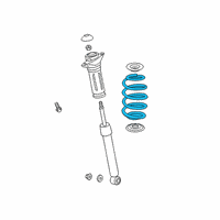 OEM 2019 Lexus ES300h Spring, Coil, RR Diagram - 48231-33800