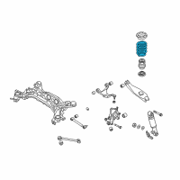 OEM 2012 Kia Sorento Rear Suspension-Spring Diagram - 553301U300