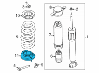 OEM Ford Mustang Mach-E PAD - ANTI-SQUEAK Diagram - LJ9Z-8321-B