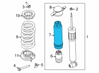 OEM 2022 Ford Mustang Mach-E SHIELD - DUST Diagram - LJ9Z-18159-A