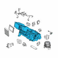 OEM 2011 Ford Mustang Evaporator Assembly Diagram - DR3Z-19850-D