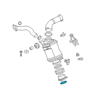 OEM 2022 BMW X5 Gasket, Throttle Body Diagram - 11-61-7-633-558