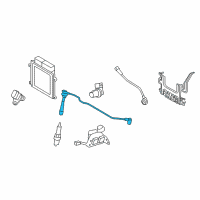 OEM Hyundai Tiburon Cable Assembly-Spark Plug NO.1 Diagram - 27420-23700