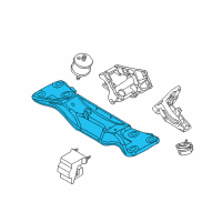 OEM 2001 BMW 540i Gearbox Support Diagram - 22-31-1-094-722