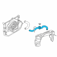 OEM Dodge Dakota Hose-Radiator Inlet Diagram - 52028810AC