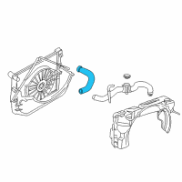 OEM 2000 Dodge Durango Hose-Radiator Outlet Diagram - 52028813AC