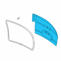 OEM 2008 Chevrolet Uplander Lift Gate Diagram - 15896788