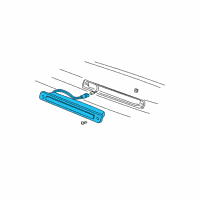 OEM 1999 Pontiac Montana Stop Lamp Assembly Diagram - 5978343