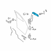 OEM 2013 Ram 2500 Exterior Door Diagram - 1GH261S2AG