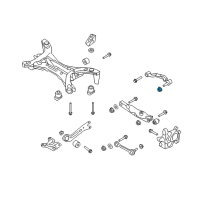 OEM Pontiac G8 Rear Lower Control Arm Nut Diagram - 11900443