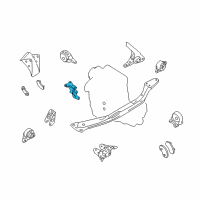 OEM 2002 Nissan Sentra Front Mount Bracket Diagram - 11231-AU40B