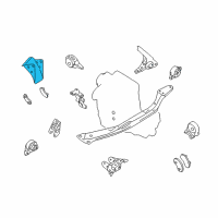 OEM 2002 Nissan Sentra Bracket-Insulator Engine Mounting, Right Diagram - 11212-AU400