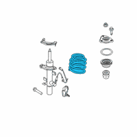 OEM Lincoln Coil Spring Diagram - EJ7Z-5310-H