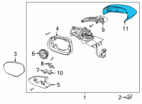 OEM 2020 Lincoln Corsair COVER Diagram - LJ7Z-17D742-BB