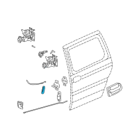 OEM Pontiac Handle Diagram - 15222933