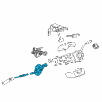 OEM 2004 Dodge Ram 3500 Steering Column Intermediat Shaft Diagram - 5108175AB