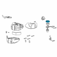 OEM 2000 Ford Excursion Fuel Pump Assembly Retainer Ring Diagram - F75Z-9A307-AB