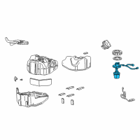 OEM 2004 Ford Excursion Fuel Gauge Sending Unit Diagram - 3C3Z-9275-AA