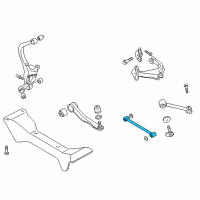 OEM 2006 Kia Optima Arm Assembly-Rear Assist Diagram - 5525038000