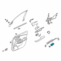 OEM 2020 Acura RDX Switch Assembly, Power Window Mas Diagram - 35750-TJB-A11