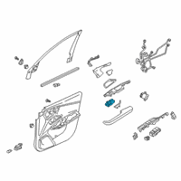 OEM 2020 Acura RDX Switch Assembly, Power Window Assist Diagram - 35760-TJB-A11