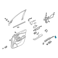 OEM Acura RDX Switch, Memory Seat Diagram - 35961-TJB-A01