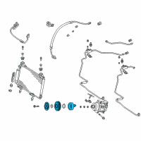 OEM Toyota Echo Clutch & Pulley Diagram - 88410-1A210